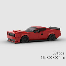 (10542 χωρίς κουτί)MOC Speed Car Racing SUV Pickup GT500 G63 R8 RX7 Μοντέλο οχήματος Building Block