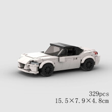 (10605 χωρίς κουτί)MOC Speed Car Racing SUV Pickup GT500 G63 R8 RX7 Μοντέλο οχήματος Building Block
