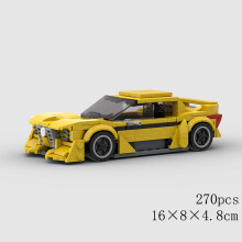 (10582 χωρίς κουτί)MOC Speed Car Racing SUV Pickup GT500 G63 R8 RX7 Μοντέλο οχήματος Building Block