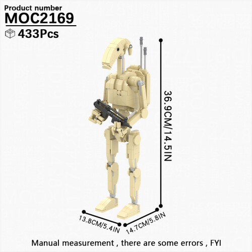 (MOC2169)MOOXI Το πιο πλήρες Space Wars Droid Spider Bot Sentry Ενηλίκων Building Block Set MOC Brick