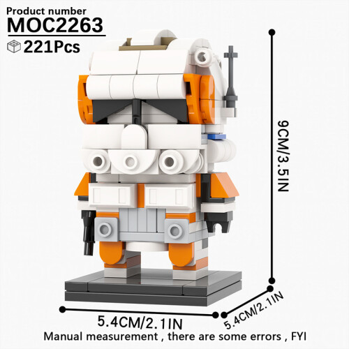 (MOC2263)MOOXI MOC Space War Brickheadz Interstellar Sci-Fi Robot Συμβατές Φιγούρες Δόμησης