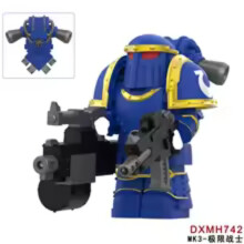 (Dxmh742) Imperium Games Building Blood War Angels Space Wolves Salamanders Soldiers Action Figures