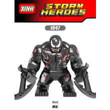-1047 Bausteine Superhelden Anti-Hulk Mech Thanos Spider-Man City Geschenk Venom Spielzeug Kindergeburtstag