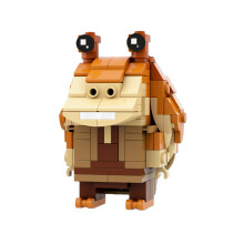 (Ασημί) Φιγούρες Space Wars Buildmoc Vader-Anakined Queen Jar Binksed General-Grievous Building Blocks
