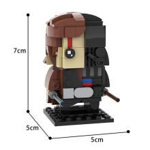 (191 τεμάχια Vader-Anakin) Buildmoc Φιγούρες Space Wars Vader-Anakined Βασίλισσα Jar Binksed Στρατηγός-Grievous