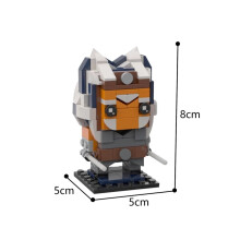 (237PCS-Ahsoka) Φιγούρες Space Wars Buildmoc Vader-Anakined Queen Jar Binksed General-Grievous Building