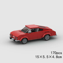 (10649 χωρίς κουτί)MOC Speed Sports Super Race Car Model Building Blocks DIY Bricks City Technical