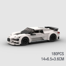 (10133 χωρίς κουτί)MOC Speed Sports Super Race Car Model Building Blocks DIY Bricks City Technical