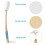 Lotion Applicator for Back, Feet, 4 Replaceable Pads, 1 Long Handle, Back Lotion Applicator for Seniors, Women 6