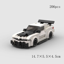 (10211 χωρίς κουτί)MOC Speed Sports Super Race Car Model Building Blocks DIY Bricks City Technical