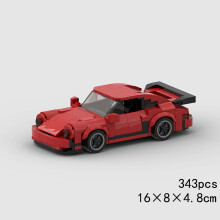 (10646 χωρίς κουτί)MOC Speed Sports Super Race Car Model Building Blocks DIY Bricks City Technical
