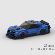 (10660 χωρίς κουτί)MOC Speed Sports Super Race Car Model Building Blocks DIY Bricks City Technical
