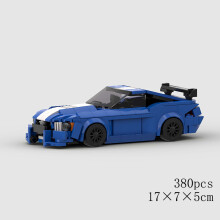 (10637 χωρίς κουτί)MOC Speed Sports Super Race Car Model Building Blocks DIY Bricks City Technical
