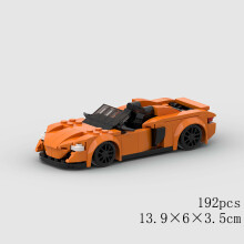 (10647 χωρίς κουτί)MOC Speed Sports Super Race Car Model Building Blocks DIY Bricks City Technical