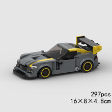 (10671 χωρίς κουτί)MOC Speed Sports Super Race Car Model Building Blocks DIY Bricks City Technical