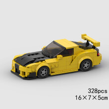 (10658 χωρίς κουτί)MOC Speed Sports Super Race Car Model Building Blocks DIY Bricks City Technical