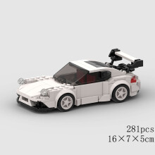 (10665 χωρίς κουτί)MOC Speed Sports Super Race Car Model Building Blocks DIY Bricks City Technical