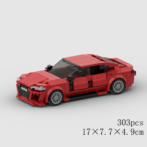 (10663 χωρίς κουτί)MOC Speed Sports Super Race Car Model Building Blocks DIY Bricks City Technical