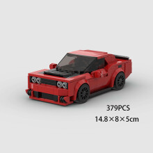 (10393 χωρίς κουτί)MOC Speed Sports Super Race Car Model Building Blocks DIY Bricks City Technical