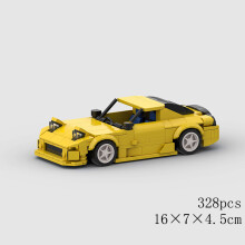 (10661 χωρίς κουτί)MOC Speed Sports Super Race Car Model Building Blocks DIY Bricks City Technical