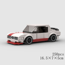 (10624 χωρίς κουτί)MOC Speed Sports Super Race Car Model Building Blocks DIY Bricks City Technical