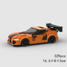 (10391 χωρίς κουτί)MOC Speed Sports Super Race Car Model Building Blocks DIY Bricks City Technical
