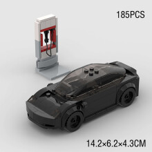 (10157 χωρίς κουτί)MOC Speed Sports Super Race Car Model Building Blocks DIY Bricks City Technical