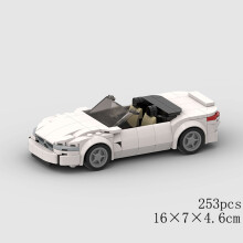 (10648 χωρίς κουτί)MOC Speed Sports Super Race Car Model Building Blocks DIY Bricks City Technical