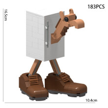 ( Camel-183PCS)Τα νεότερα ιταλικά Brainrot Bricks Tung Tung Sahur Figures Tralalero Tralala DIY Building