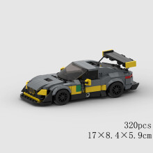 (10655 χωρίς κουτί)MOC Speed Sports Super Race Car Model Building Blocks DIY Bricks City Technical