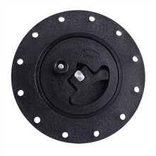 Universal Car Modified Fuel Tank Cap Cell Oil Pot Sealing Cap Embedded with 12 Bolts Aluminum Alloy
