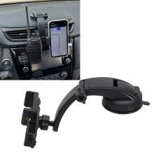 Support de voiture UV5R Ă ventouse 55-85 mm Noir ABS