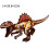 (77128-1)Δεινόσαυροι Jurassic Building Blocks Indominus Rex DIY Μεγάλο μέγεθος Τυραννόσαυρος Μοντέλα 4
