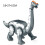 (77128-1)Δεινόσαυροι Jurassic Building Blocks Indominus Rex DIY Μεγάλο μέγεθος Τυραννόσαυρος Μοντέλα 3