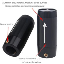 4 Stück Audio-Split-Ringe Aus Aluminiumlegierung, 11 mm, 7 mm, Einpunkt-Zweipunkt-Lautsprecherkabel-Splitter, Kabelmanagement-Klemme für