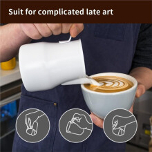 Pichet à Lait en Acier Inoxydable 44 Cl - Idéal pour L'Espresso et le Latte Art