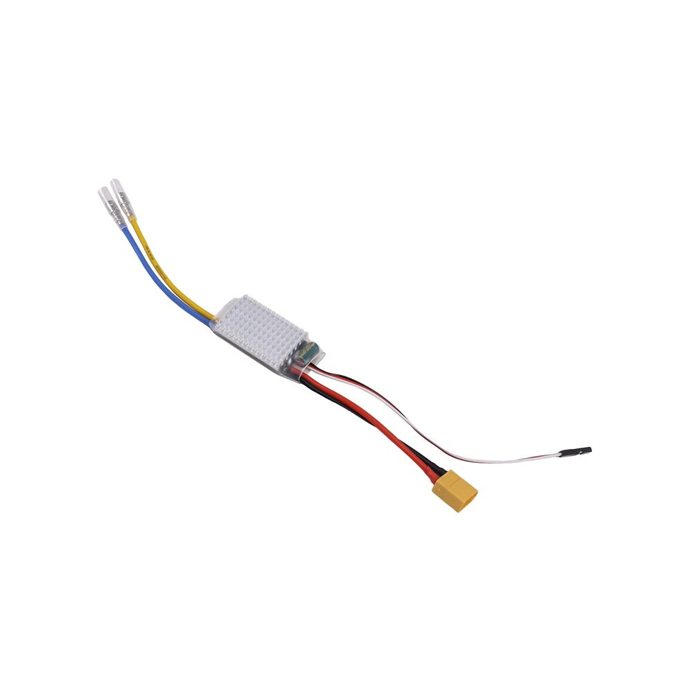 Saudism 1Pcs Rc High-Speed Ship 2-6S 50A One-Way Brushed Esc 5V2a Bec Output Xt60/T Plug For 370 380 390 540 550 Single Motors