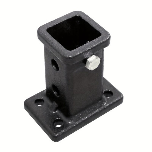 Adaptador de Engate de Reboque de 2 Polegadas com Base de Gancho de Aço Parafusada, Universal para Caminhonetes.