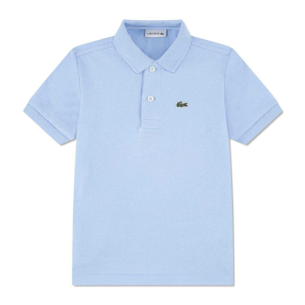 Lacoste (12 Years, ) Boys Pique Polo Shirt Blue
