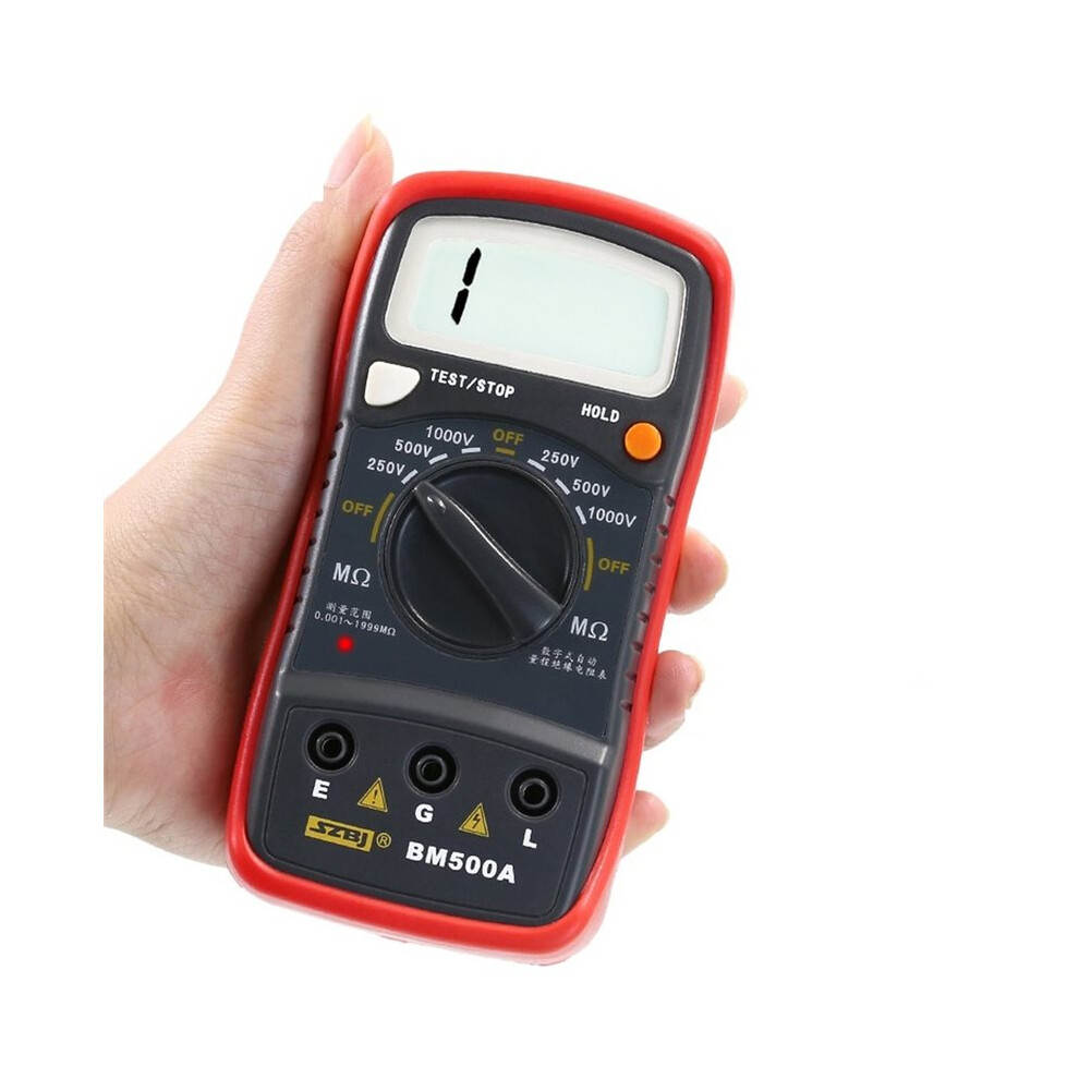 Szbj Bm500a Digital Insulation Resistance Tester, Electronic Shake Table, 1000V 250V Megohmmeter, Resistance Meter 4711474193681