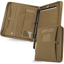 Portfolio Padfolio Binder Detachable 3-Ring Planner,with A4 Letter Paper,Multi-Pocket Carry Bag for Gift,Out-Work,School