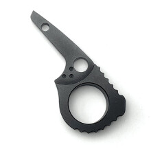 1 Crochet à Ouverture Rapide en Aluminium Noir pour Bague pour Para2 C81, Bague Chevalière pour Manche de Couteau C223, Pièces Modifiées A