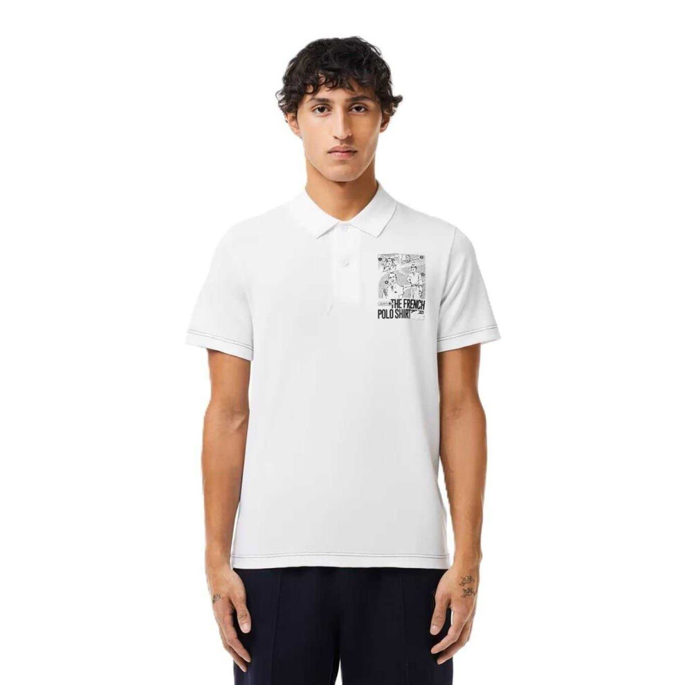 Lacoste (M, ) Mens The French Regular Polo Shirt White