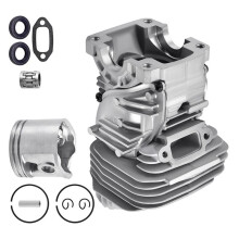 Kit Cilindro e Pistone con Cuscinetto A Rullini/Paraolio/Guarnizione da 47 mm per Motoseghe MS291 MS291C MS271 1141 020 1206 Attrezzo da Giardino