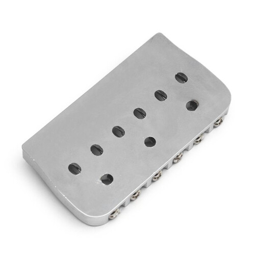 6-String Guitar Fixed Bridge 72.8 Fixed Bridge Body Fittings Alloy Drawing Plate String Bridge Black 1