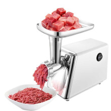 Macchina per Macinare Carne Elettrica 800W Tritacarne Operazione con un Solo Pulsante Lega di Alluminio di Alimentare con Salsiccia UE