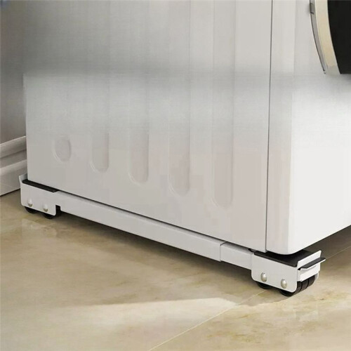 Adjustable Movable Base for Refrigerator and Washing Machine-Roller Bracket with 16 Wheels to Enhance Stability B 2