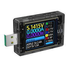 Testeur USB U3 3.1 PD Decoy 28V EPR, Multimètre Numérique pour Test de Charge, Outil de Contrôle Qualité