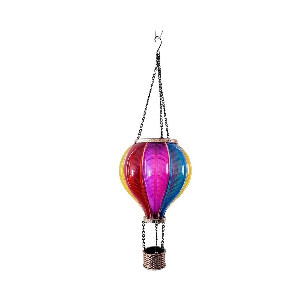 Hot Air Balloon Solar Lantern Outdoor Garden Decor, Waterproof Hanging Solar Lantern For Yard Tree,Gift For Mom Lovers 6032218021625