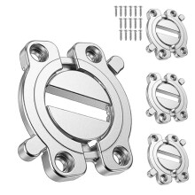 Connecteurs à Boucle Robustes pour Tables, Verrous et Loquets pour Rallonges de Table D'Établi, Quincaillerie pour Rallonges de Meubles